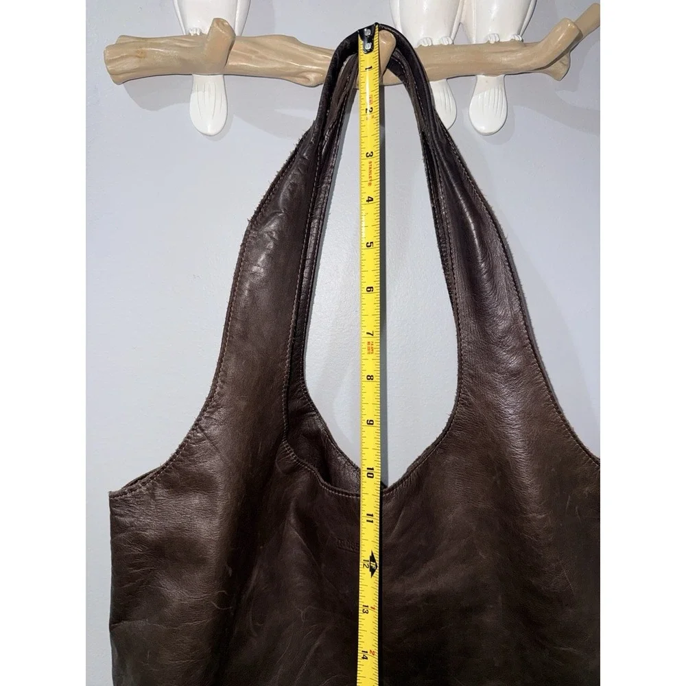Bretelle Shopping Bag Brown Hobo Boho Shoulder Bag  M0851 J‎